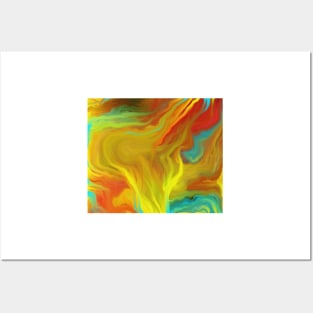 AGATE ABSTRACT OIL PAINTING Posters and Art